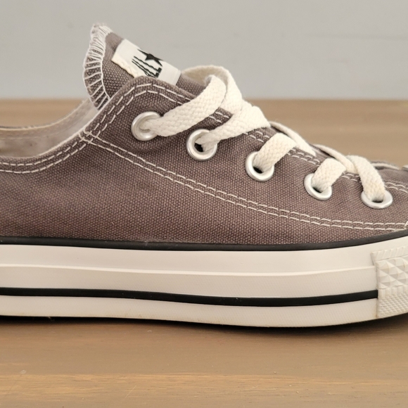 Converse All Star Low Charcoal Womens 6 Unisex Vintage "All Star" Tag - Picture 5 of 8
